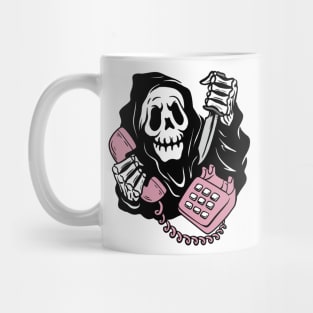 Last Call Reaper Spooky Humor Mug